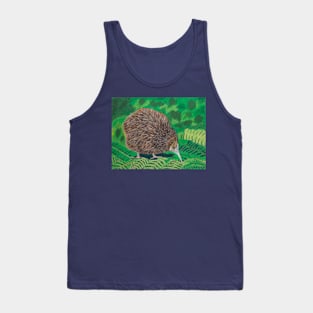 A brown kiwi, New Zealand Tank Top